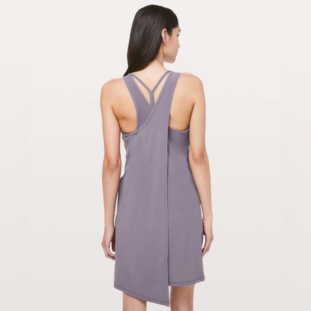 Lululemon Early Morning Dress in Graphite Purple, Size 2, EUC
